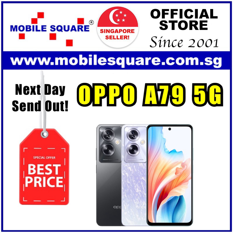 Oppo A79 5G 8GB/256GB+Free Wireless Sport Headphones and $30 Gift Voucher –  KS Mobile Singapore