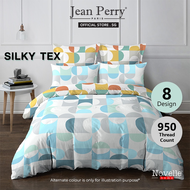 (Single Super Single) Novelle Silky Tex Printed 950TC Bedsheet Set I