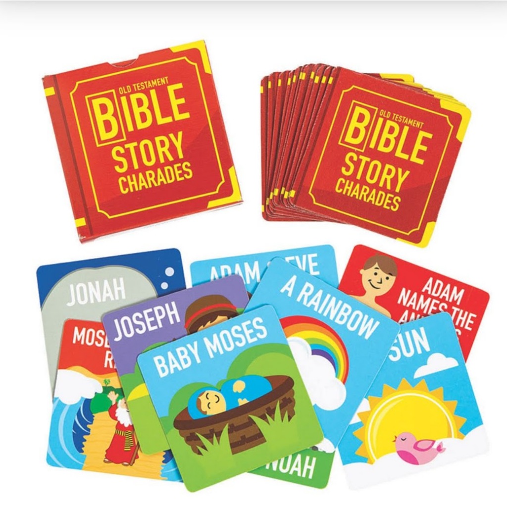 Old Testament Charades Bible Game Card Christian Game Activity