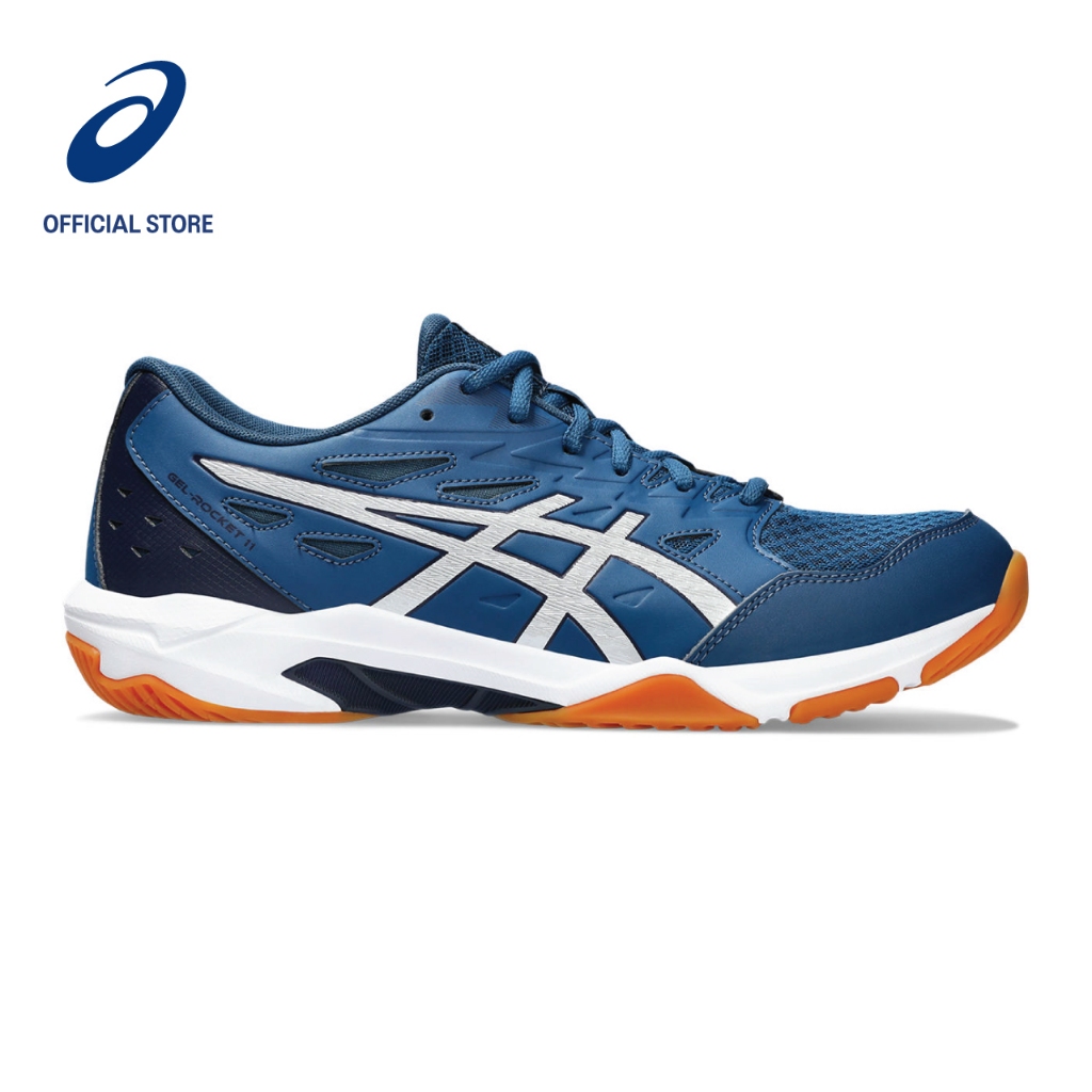 Asics Gel-Rocket 11 Men's Badminton Shoe, Mako Blue/Pure Silver