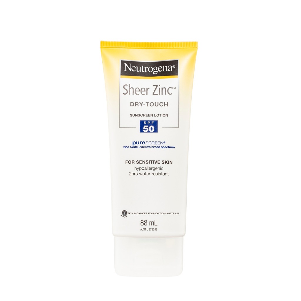 Neutrogena Sheer Zinc Dry-Touch Sunscreen Lotion SPF 50 88ml For ...