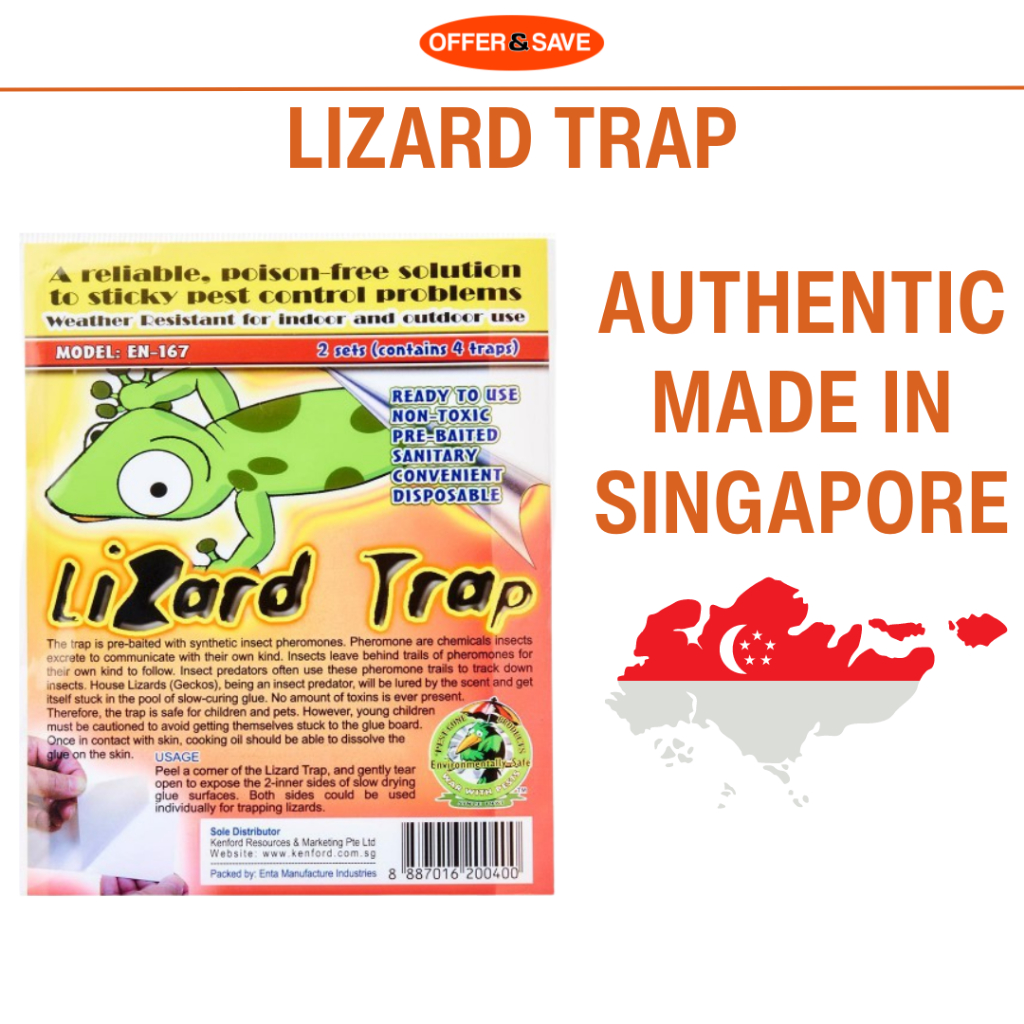 Lizard Trap Lizard Killer Pest Control - Shopee Singapore
