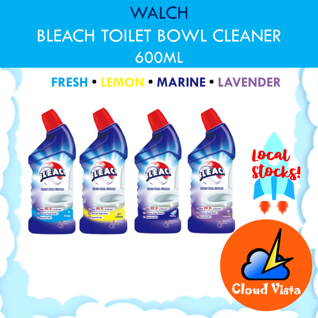 [Bundle of 6] Bleach Toilet Bowl Cleaner 600ml Shopee Singapore