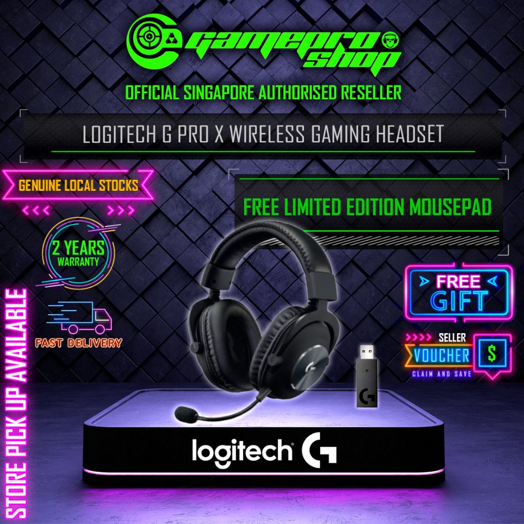 Free Gift Logitech G Pro X Wireless Gaming Headset Shopee Singapore