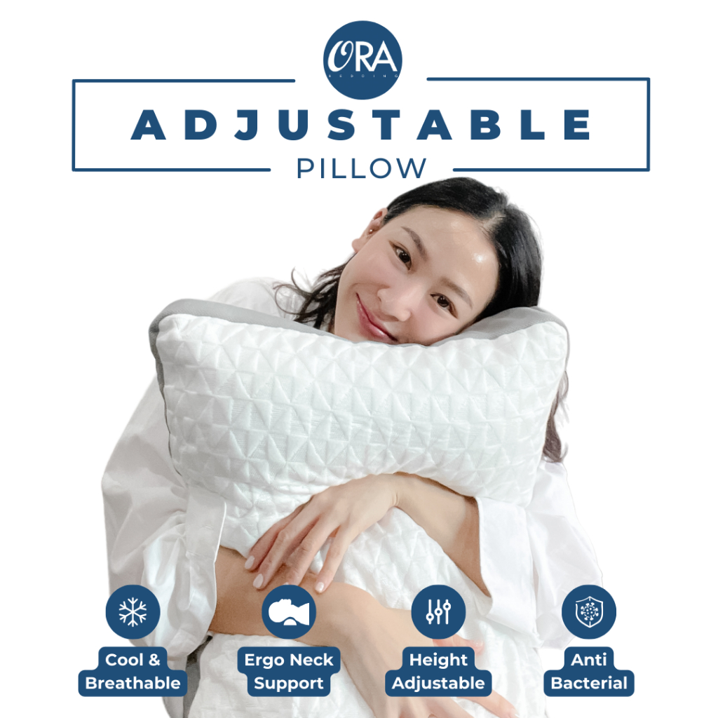 Adjustable shredded outlet memory foam pillow