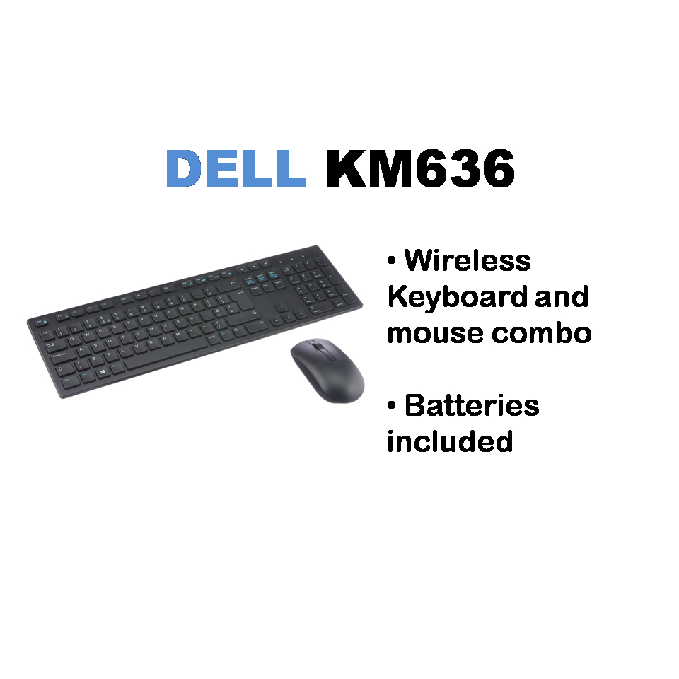 Dell KM636 Wireless keyboard and mouse bundle Shopee Singapore