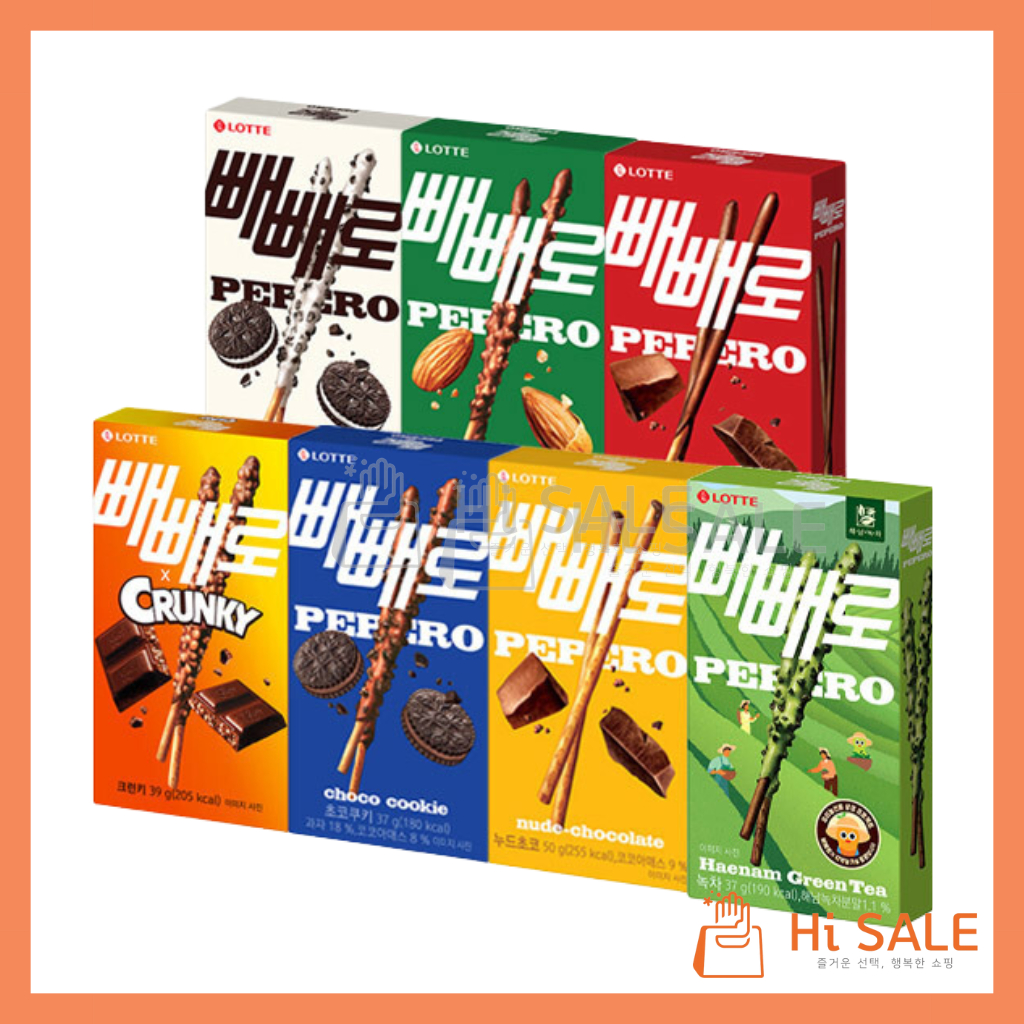 LOTTE Pepero Chocolate Stick (7 Flavors) | Shopee Singapore