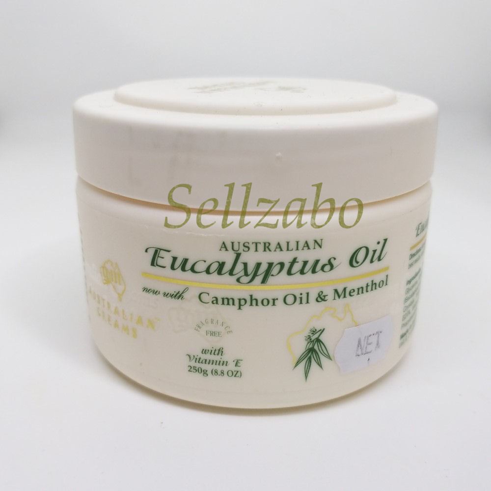 GM Australian Creams Eucalyptus Oil With Camphor Oil & Menthol Vitamin E Body Moisturising