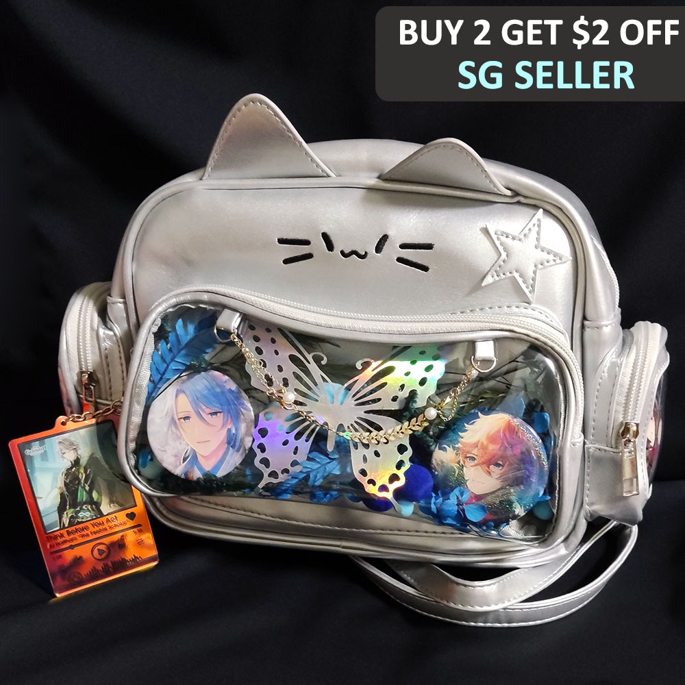 SG Cute Bag Ita Bag Cat Bag Japanese bag Women bag Ladies bag Anime Bag Kpop Bag Cute Backpack Lolita Bag Concert Bag Shopee Singapore