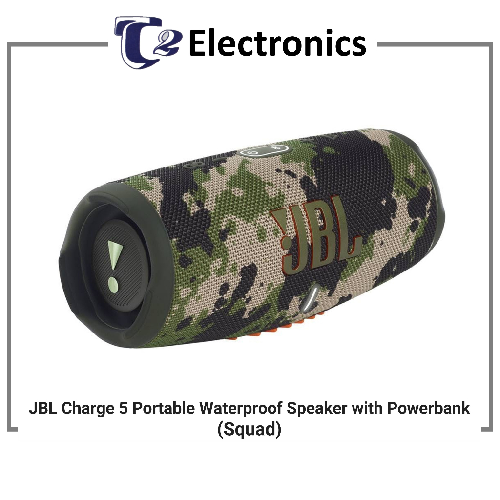 JBL Charge 5 Portable Waterproof Speaker with Powerbank - T2