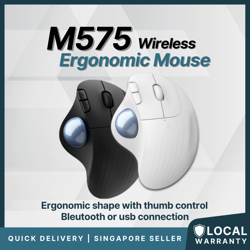 [SG]Ergonomic ERGO M575 Wireless Trackball Mouse / Track ball Mouse ...