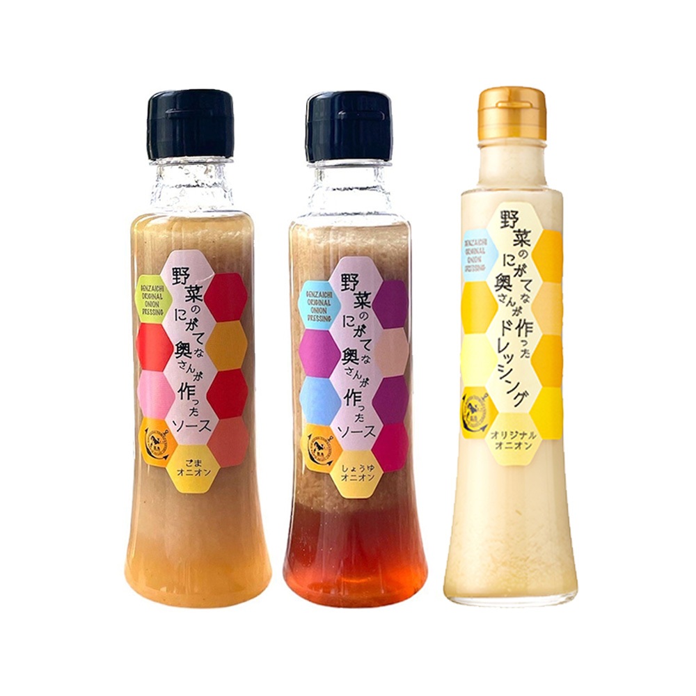 Sumiura Shouten Vegetable Dressing Original Onion/Soy Sauce Onion