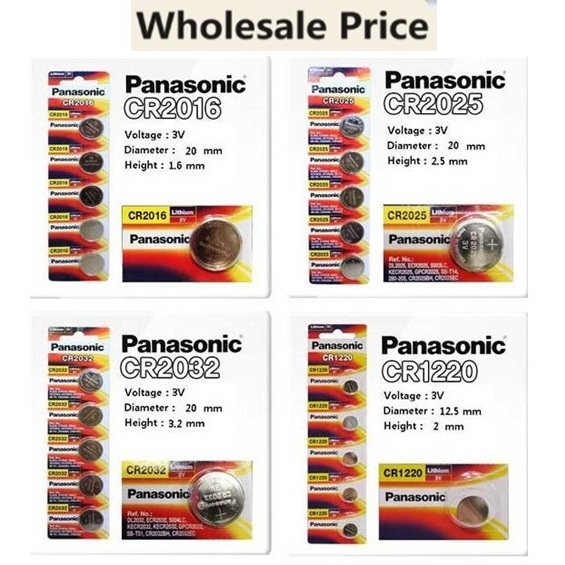 Wholesale Best price Panasonic Battery CR2032 CR2025 CR2016 CR1220