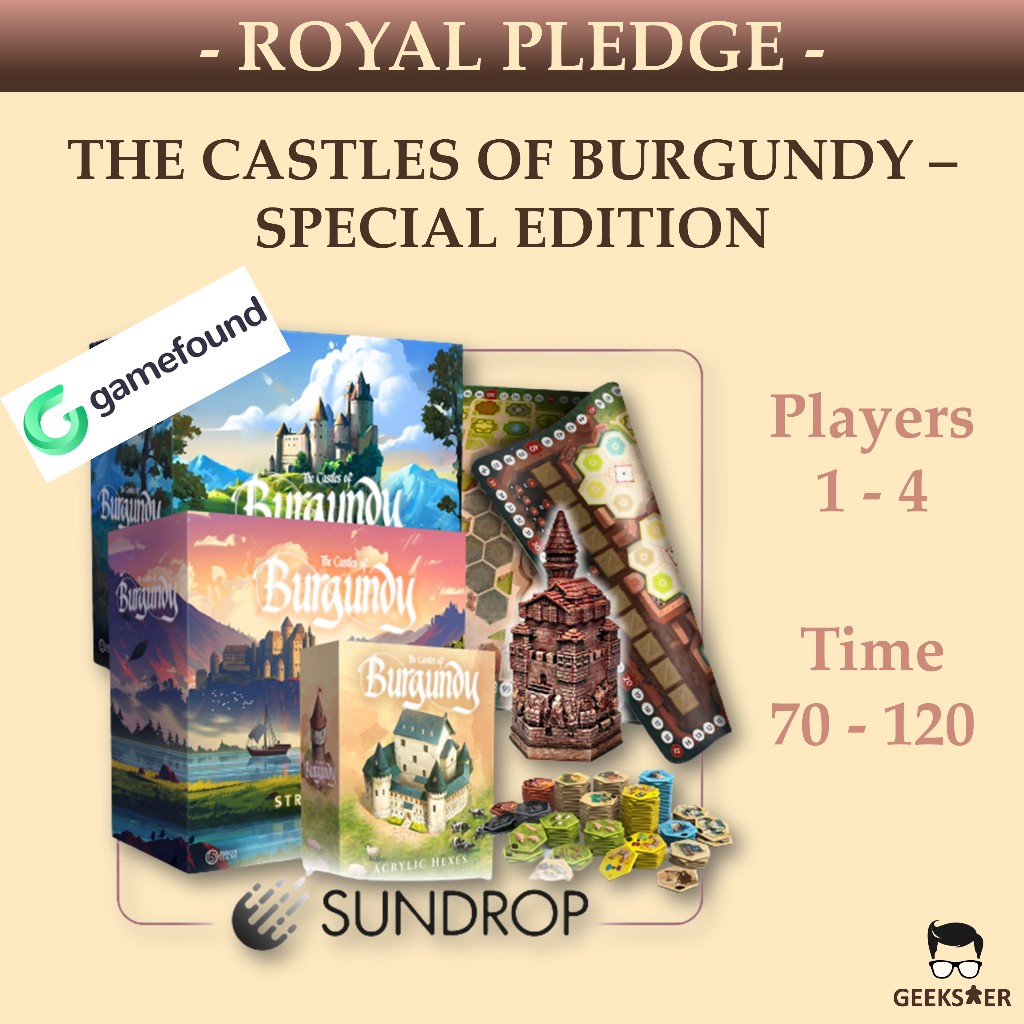 The Castles of Burgundy Special Edition [Sundrop Royal Pledge) Board