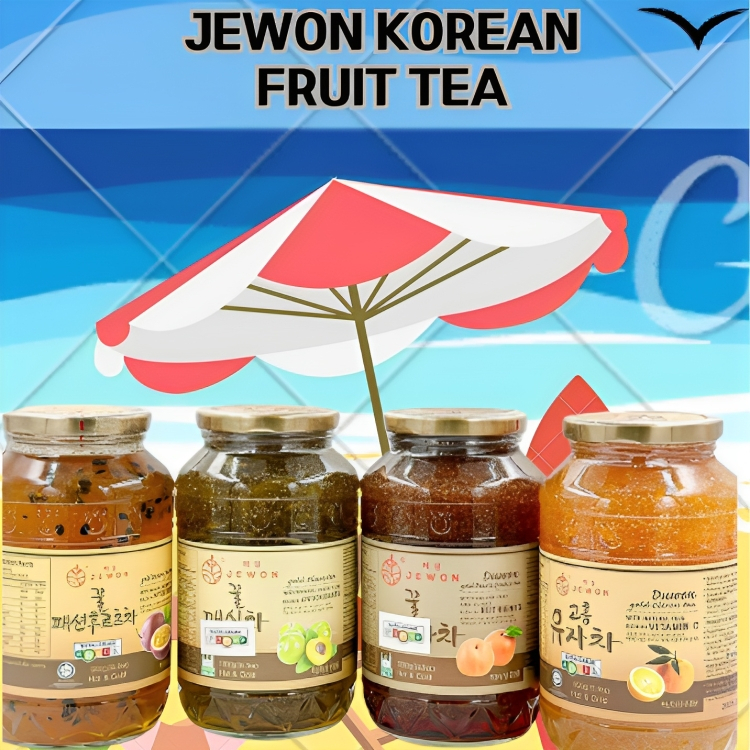 Jewon Korea Fruit Tea 1kg Korean Honey Citron Taa / Premium Plum