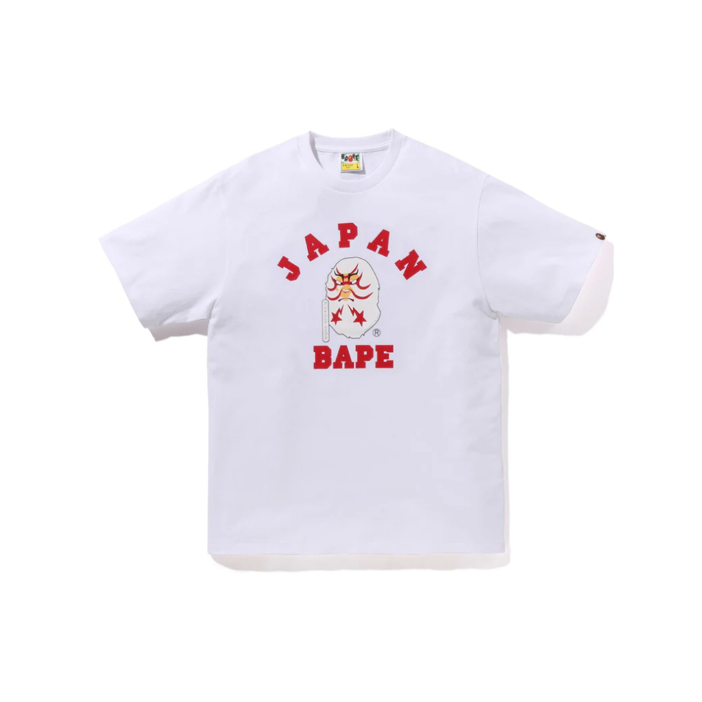【A BATHING APE】JAPAN COLLEGE KABUKI TEE [Direct from JAPAN] Shopee