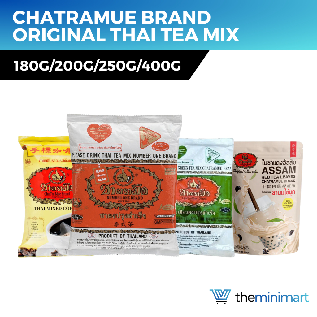 Cha Tra Mue Original 180g/200g/250g/400g Thai Tea / Green Tea / Mix / Coffee Mix / Assam Red