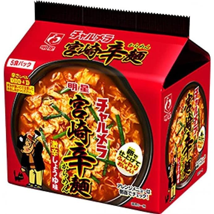 [Direct from Japan] Myojo Charumera Miyazaki Spicy Noodles 5 Meals Pack ...