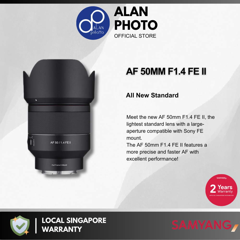 Samyang AF 50mm FE II Lens For Sony FE Samyang Singapore