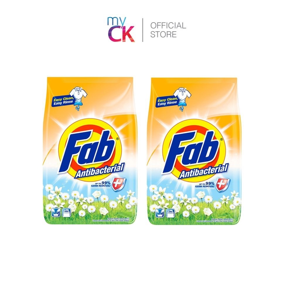 (Bundle Of 2) Fab Laundry Powder Detergent Anti-bac/Colour/Regular ...