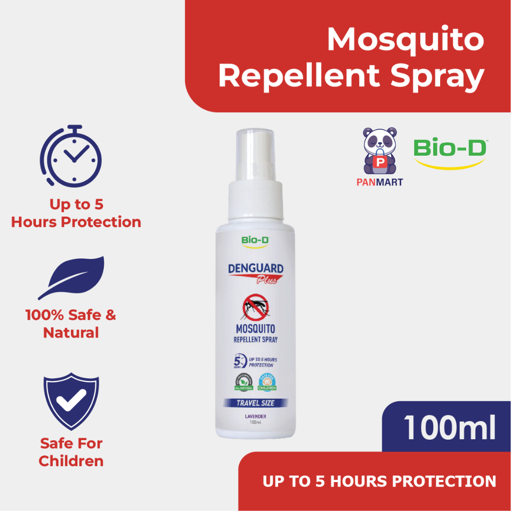 Bio-D Denguard Plus Mosquito Insect Repellent Spray 100ml (Lavender ...