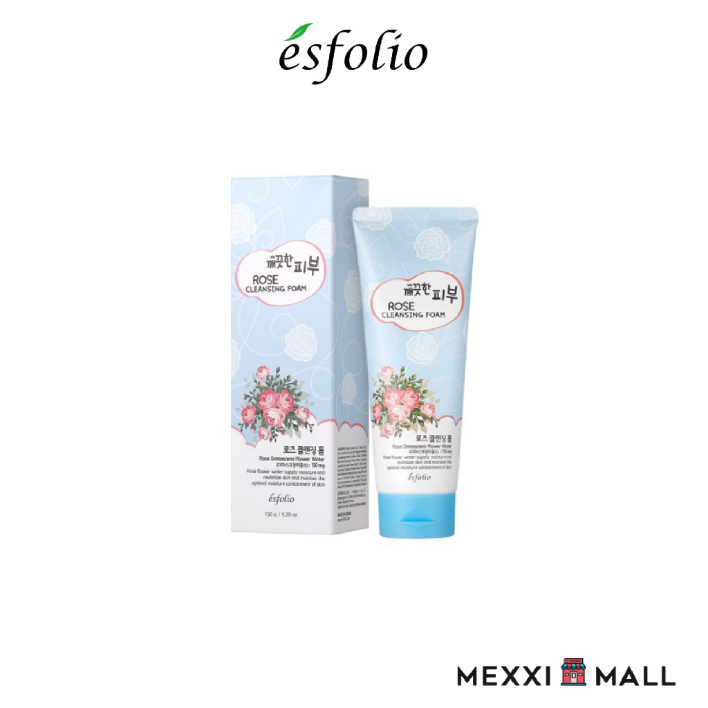 [Esfolio] Pure Skin Cleansing Foam - Rose 150ml | Shopee Singapore