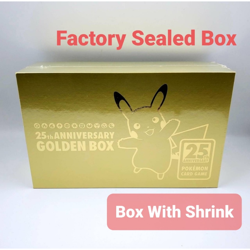 25th Anniversary Golden Box Japanese Pokemon Limited Edition