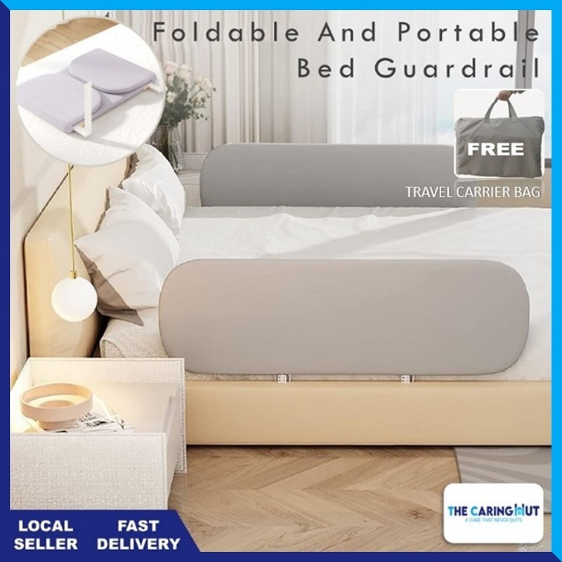 🏅Foldable Bed Rail Safety Bed Fence Height Adjustable Bed Guardrail