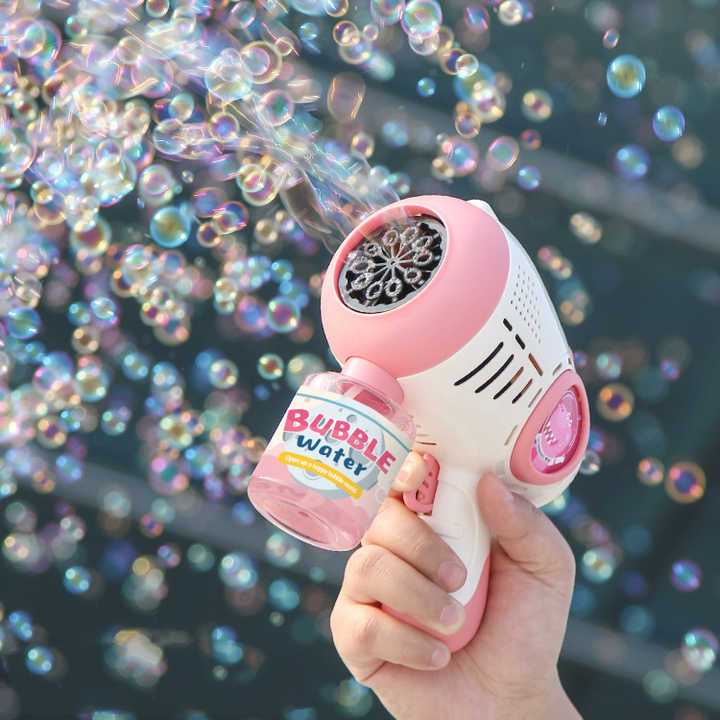 Bubble Gun Machine for Kids Electric Automatic Bubble Blower Toys ...