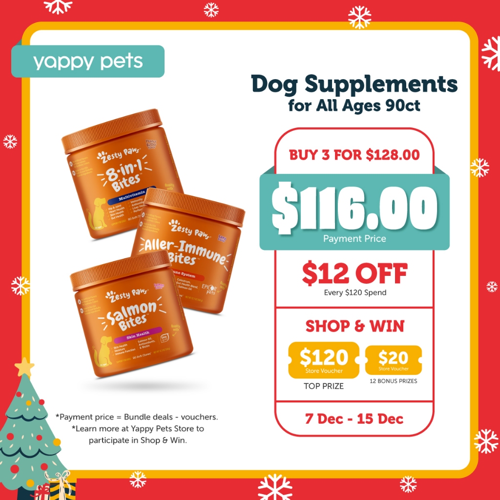 Zesty Paws Functional All Ages Dog Supplements & Vitamins, 90 Soft