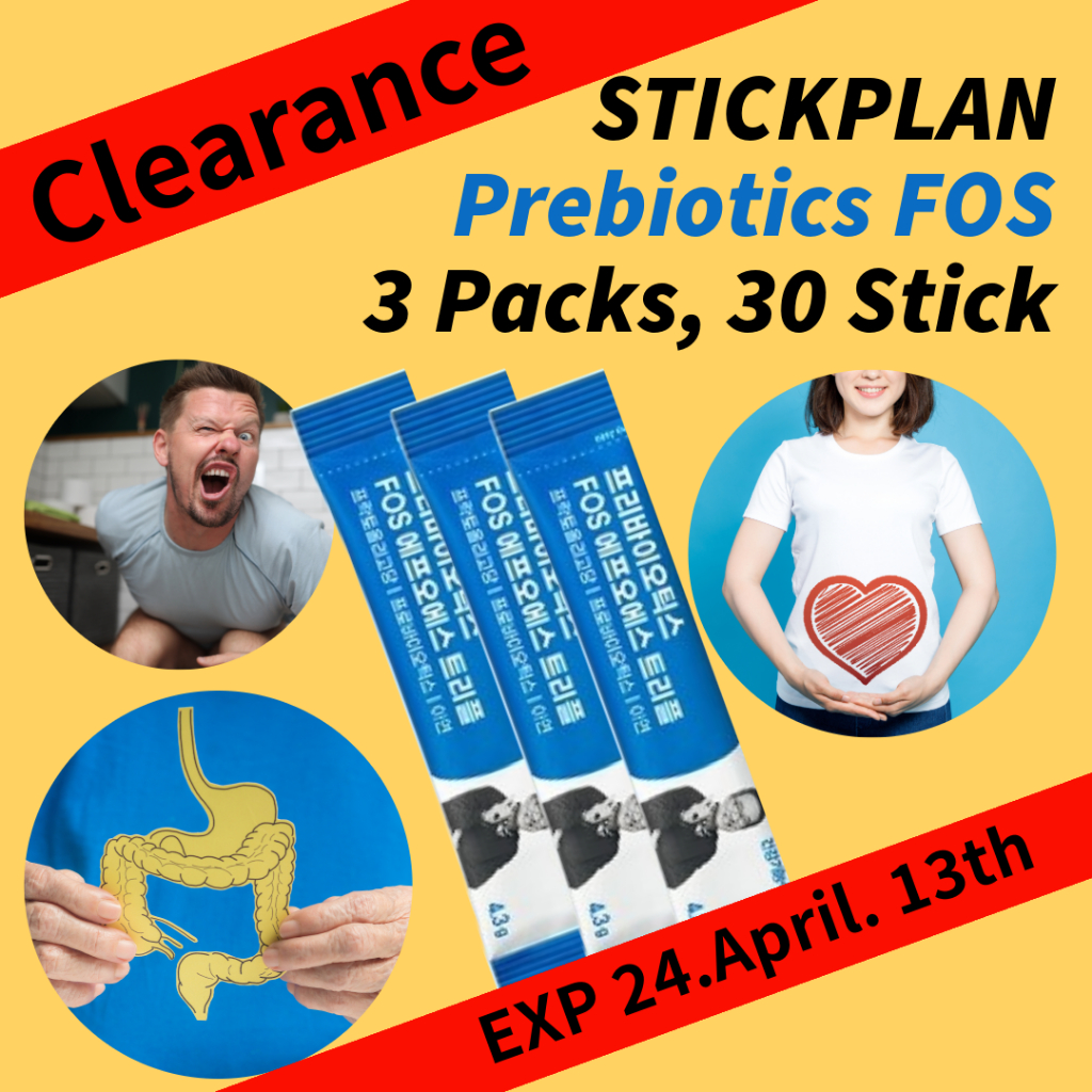 Pioneer of Korean Prebiotics FOS Triple, 100 Million CFU Probiotic, 30