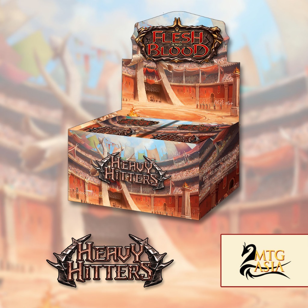 heavy hitters booster box Flesh & Blood TCG