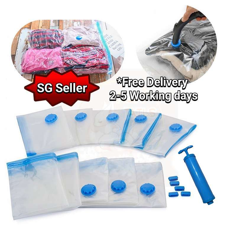 Vacuum Sealer Packing Bag Storage Compression For ClothesZiplock bag Travel/spring cleaning