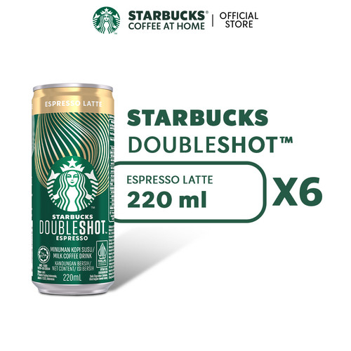 Starbucks Doubleshot Latte Espresso Coffee Can 220ml Shopee Singapore 5319