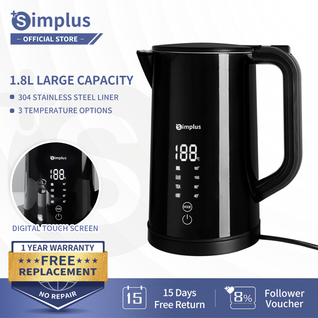 Electric kettle 2024 1.8 ltr