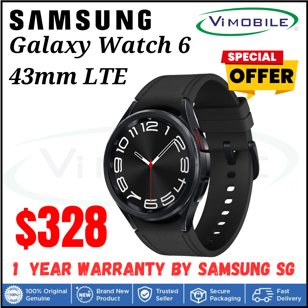 Galaxy Watch 6 Watch 6 Classic 1 year warranty by Samsung