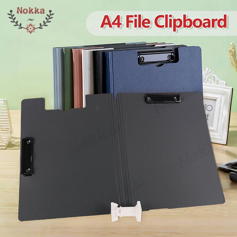 【SG】A4 File Clipboard Double Clips A4 File Folder Document Organizer ...