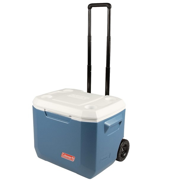 Coleman Portable Rolling Cooler 50 Quart Xtreme 5 Day Cooler with