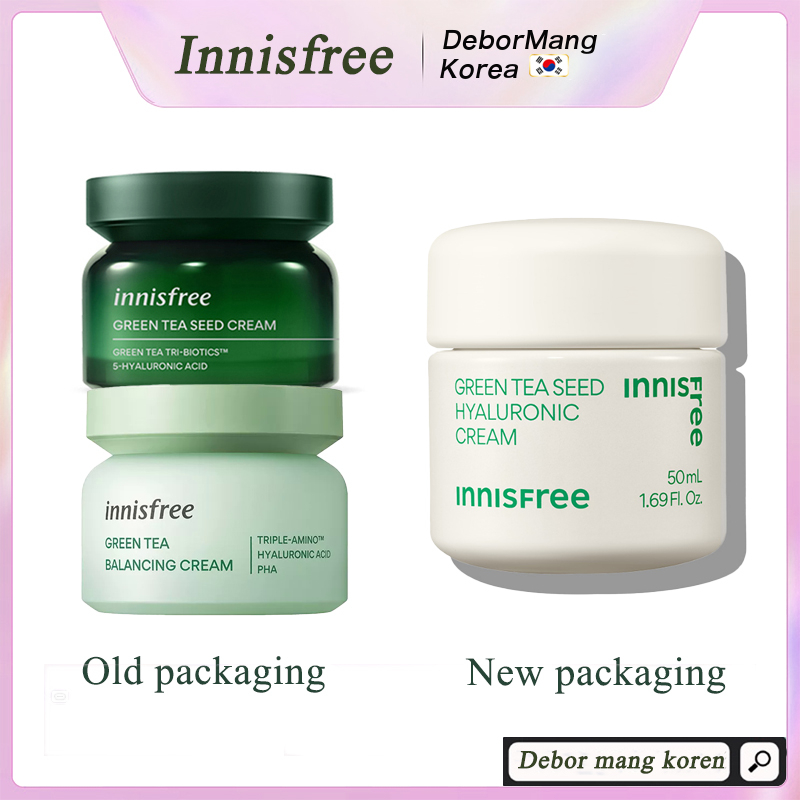 Innisfree Green Tea Seed Hyaluronic Cream 50ml 2023 Renewal Shopee Singapore 6749