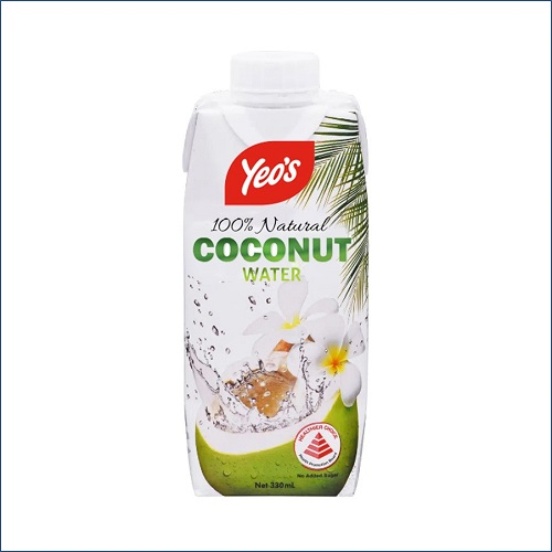 Yeo's 100 Coconut Water 330ml (Halal) Shopee Singapore
