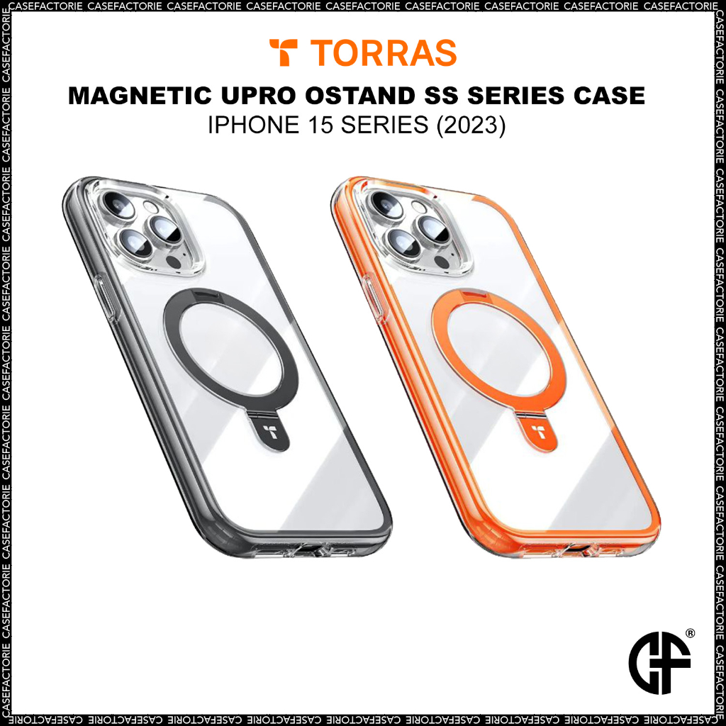 TORRAS Magnetic UPRO Ostand SS Series Case for iPhone 15 SERIES (2023)