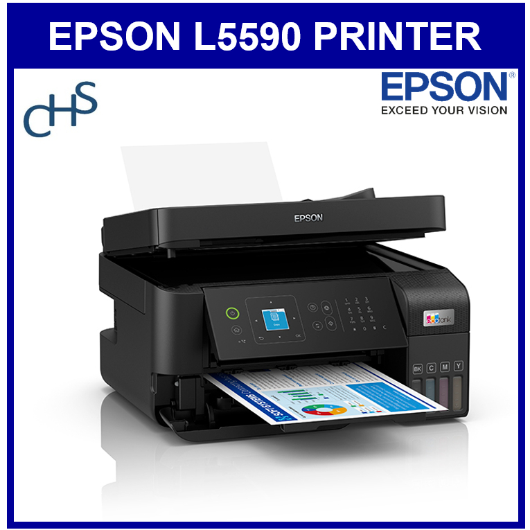 Epson EcoTank L5590 5590 All in One Ink Tank Printer Print Scan Copy ...