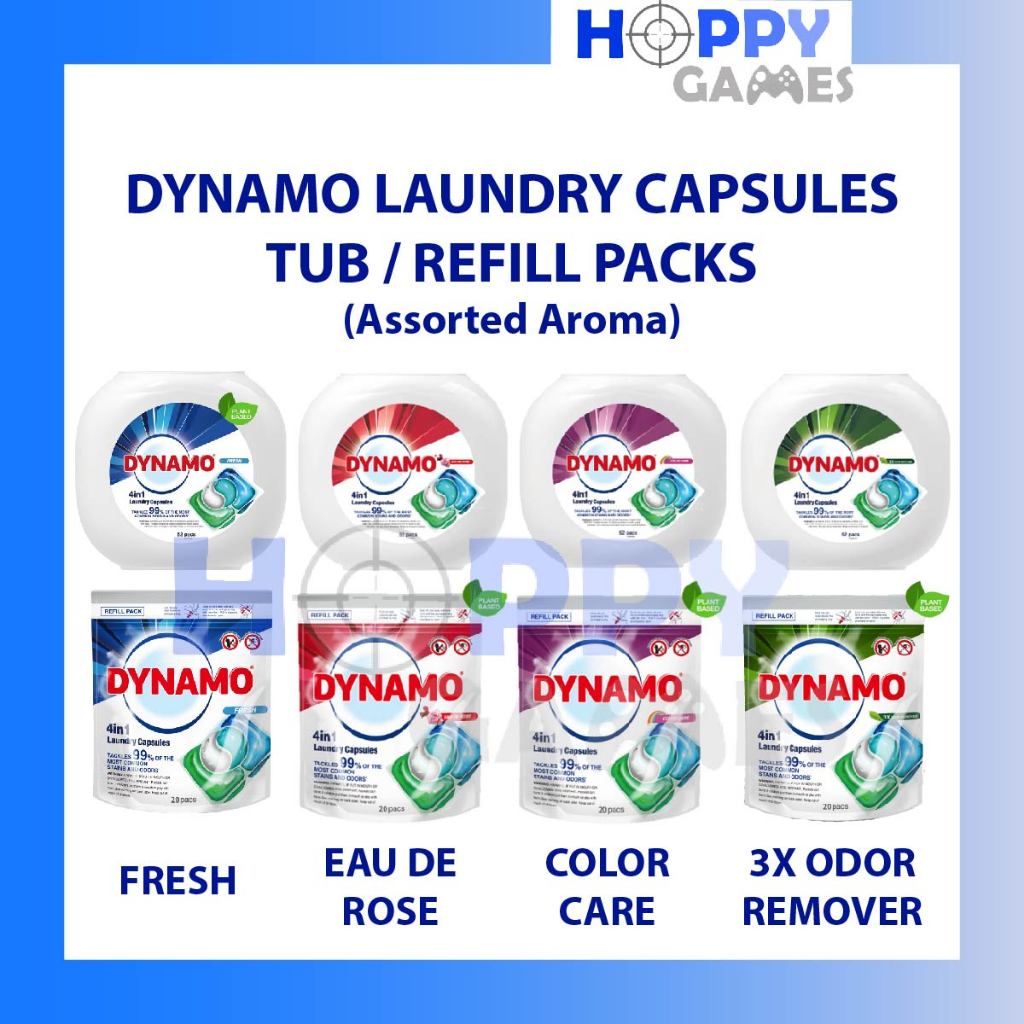 Dynamo Laundry Capsules Laundry Pods Laundry Detergent Tub Refill Pack