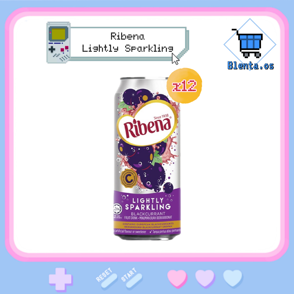 Ribena Sparkling Can Drinks 325ml x12cans🔥SG READY STOCK🔥 | Shopee ...