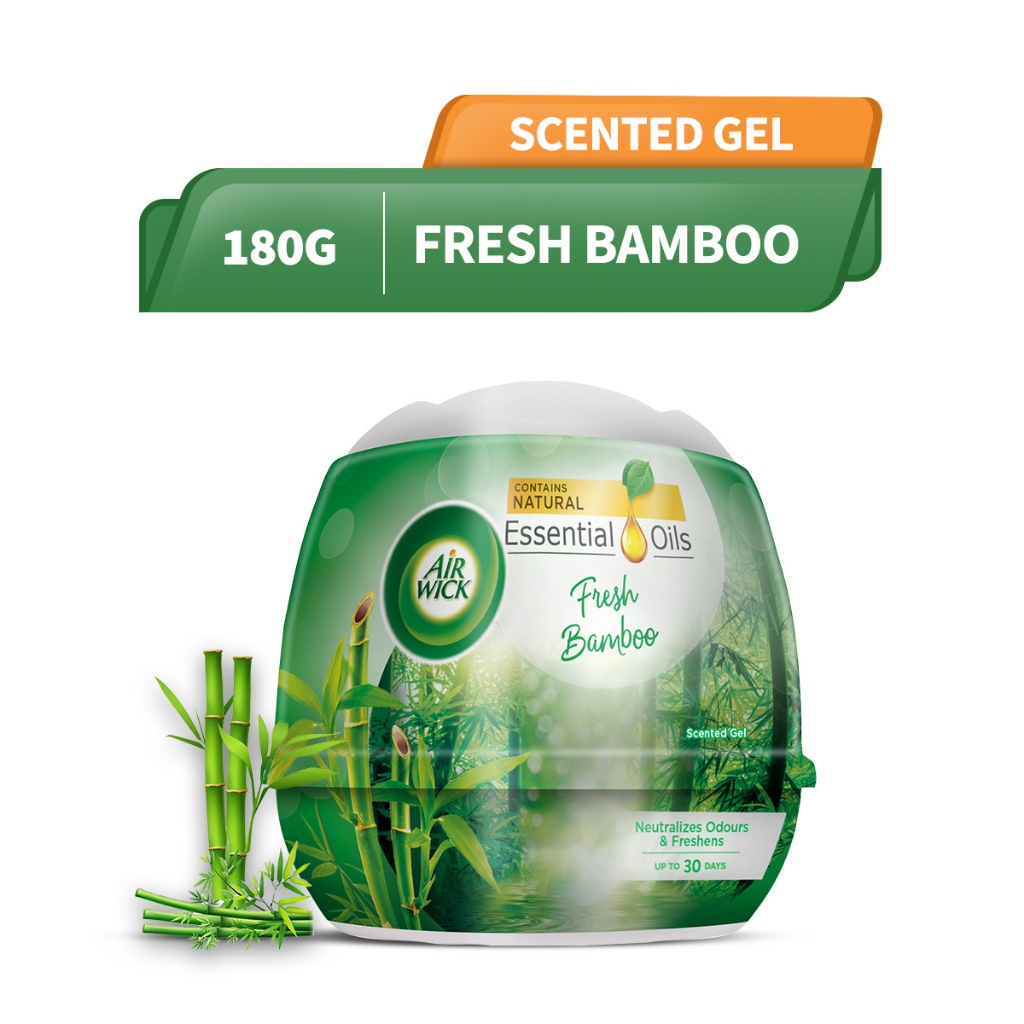 Air Wick Gel Cone Aroma Gel Air Care / Freshener Fresh Bamboo 180g Shopee Singapore