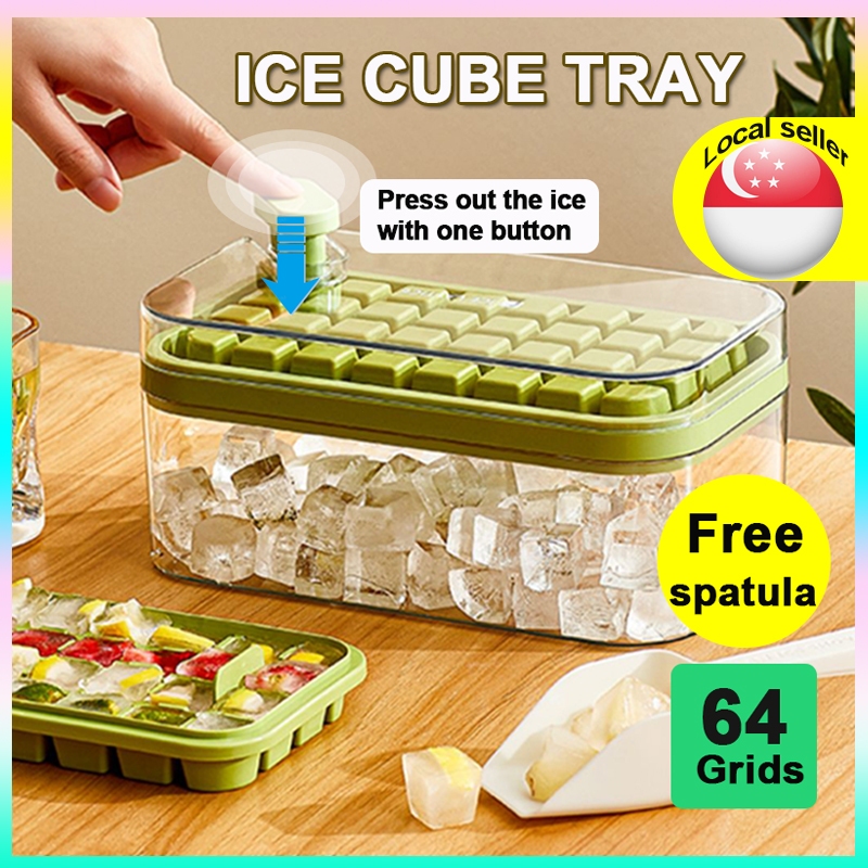 🇸🇬【SG stock】Ice Maker Box Ice cube tray Ice Mold Storage Box Ice cube