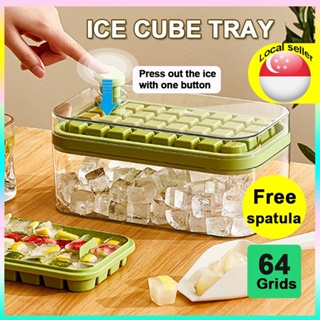 Mini Ice Cube Tray with Lid,Round Ice Ball Maker Mold for Freezer,Sphere  Ice Cub