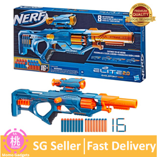  Nerf Elite 2.0 Phoenix CS-6 Motorised Blaster, 12 Official Nerf  Darts, Scope, Clip, Built-in Customising Capabilities : Toys & Games