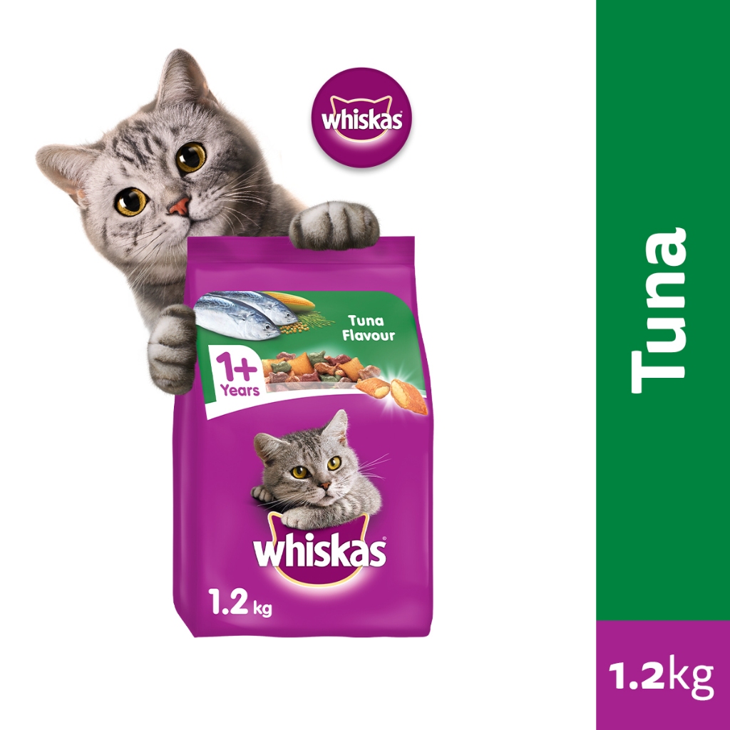 Whiskas Cat Food Dry Tuna 1.2Kg Shopee Singapore