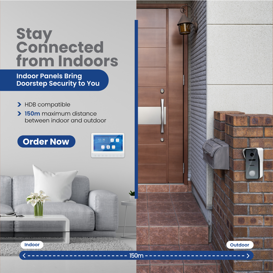 [SG HDB COMPATIBLE] 7 inch Video Doorbell Camera RingADing 1.0